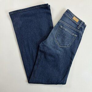 PAIGE Hillside Wide Leg Jeans SZ 25 Retro Style Celestial Wash Denim